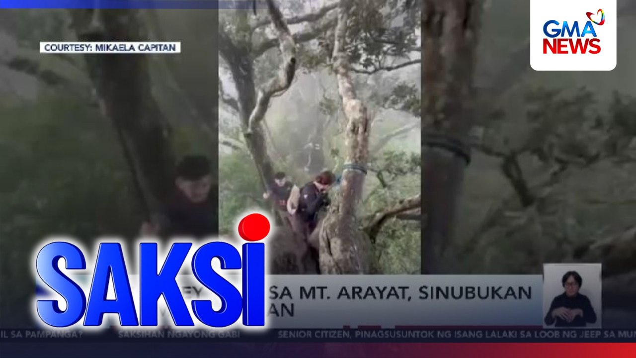 Monkey trail sa Mt. Arayat, sinubukan ng magkaibigan | Saksi