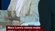 Marc Lore's robots make 500 burrito bowls an hour. A human can make 45.