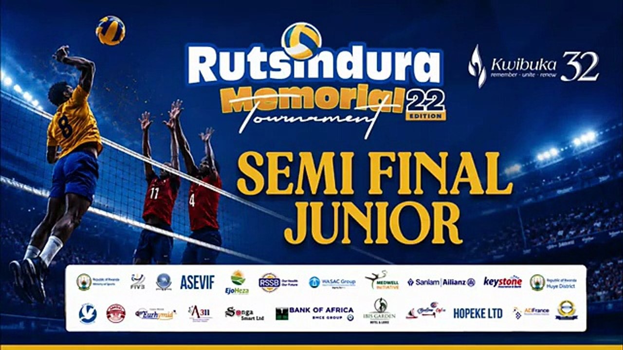 🏐 Rutsindura Memorial Tournament, 22 Edition - Semi Final Junior || Huye, 23 May 2026