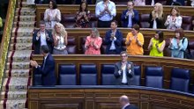 Gritos de "dimisión" contra Sánchez en el Congreso