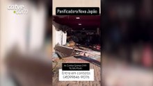 Veja como ficou padaria atingida por carro após acidente na Avenida Carlos Gomes
