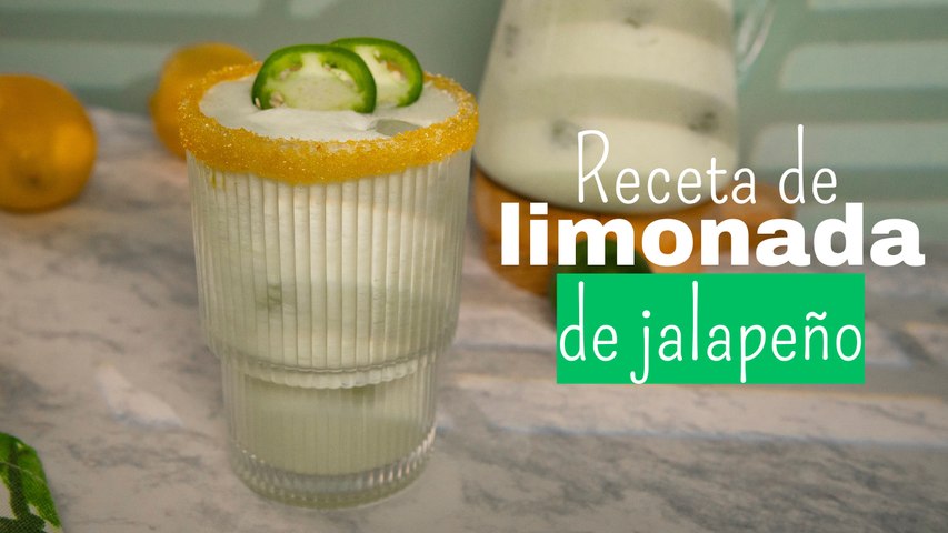 Receta de limonada de jalapeño que sorprende por su sabor