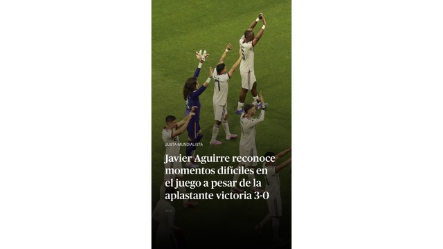 Javier Aguirre elogia la aportación de Julián Quiñones y Álvaro Fidalgo al éxito de México