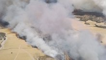 240 personas desalojadas por un incendio forestal en Tamarite (Huesca)