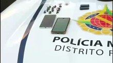 polícia prende traficante no Gama