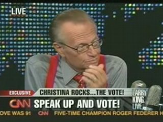 Christina Aguilera on CNN part.2 (Larry King Live)