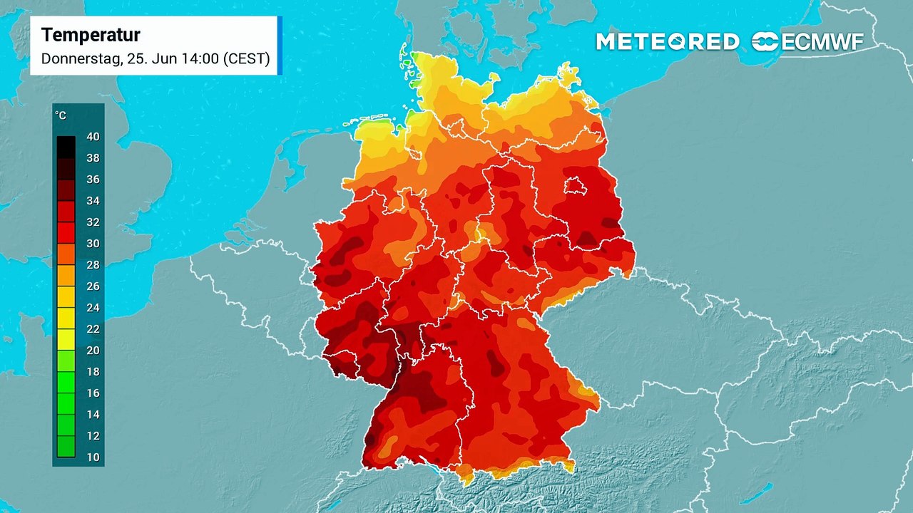 Deutschland kocht buchstäblich - es wird in den kommenden Tagen noch heißer werden!