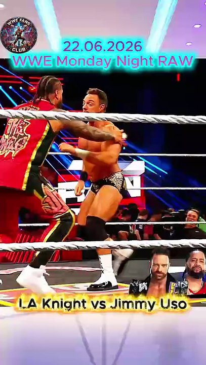 WWE Raw Highlights: LA Knight vs Jimmy Uso Full Match Action & Shocking Finish!