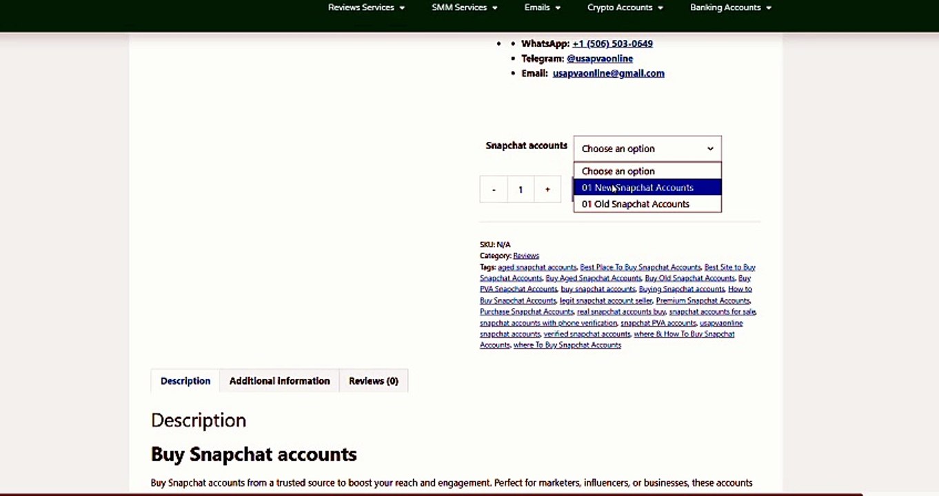 Best 03 Site To Buy Snapchat Account In This Year