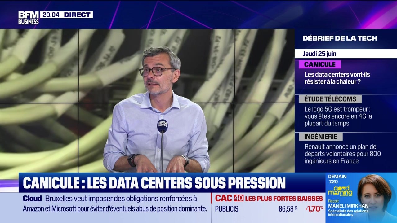 Canicule : les data centers sous pression - 25/06