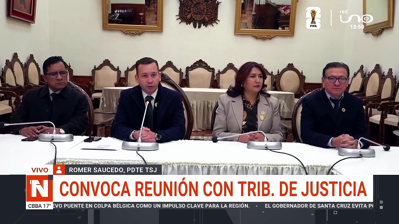CONVOCA REUNIÓN CON TRIB. DE JUSTICIA