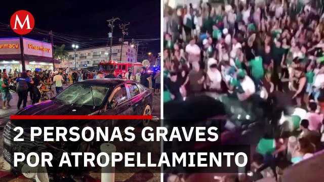 Dan de alta a 10 heridos tras atropellamiento masivo durante festejos del Mundial en Los Cabos