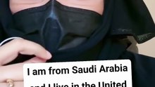 I am a Saudi woman living in the United States