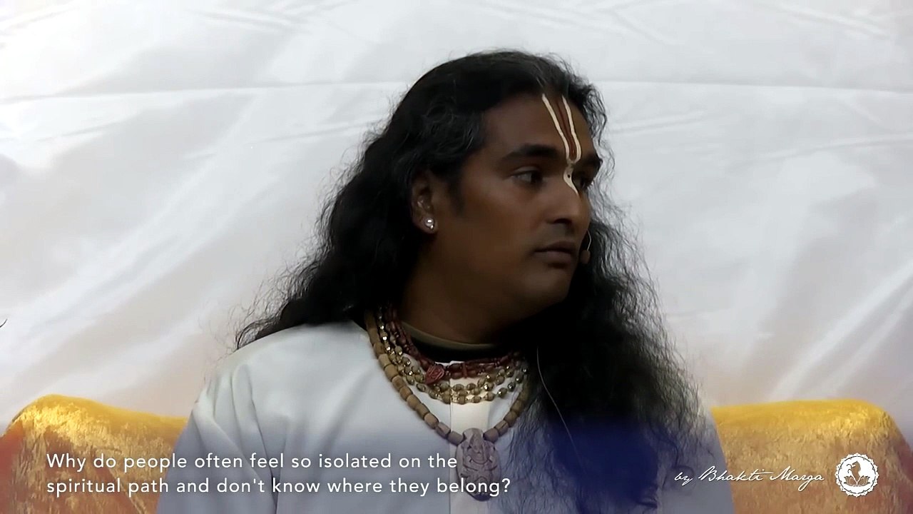 Swami Vishwananda teaching-Why do people often feel so isolated on the spiritual path-March 28, 2013