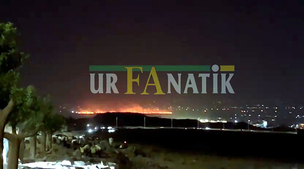 Şanlıurfa’da Korkutan Yangın: Alevler Kilometrelerce Uzaklıktan Görüldü