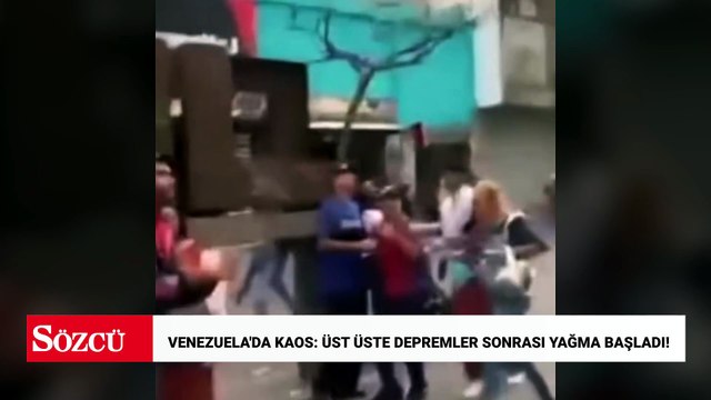 Venezuela'da kaos: Üst üste depremler sonrası yağma başladı!