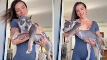 Karol Rosalin näyttää lähes nelikuukautisen koiransa videolla: “Katso, minkä kokoinen Lolita on jo”