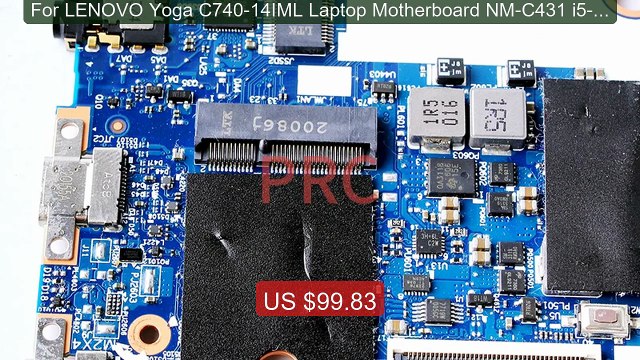For LENOVO Yoga C740-14IML Laptop Motherboard NM-C431 i5-1021... Amazing Value 2026 | Must Have!