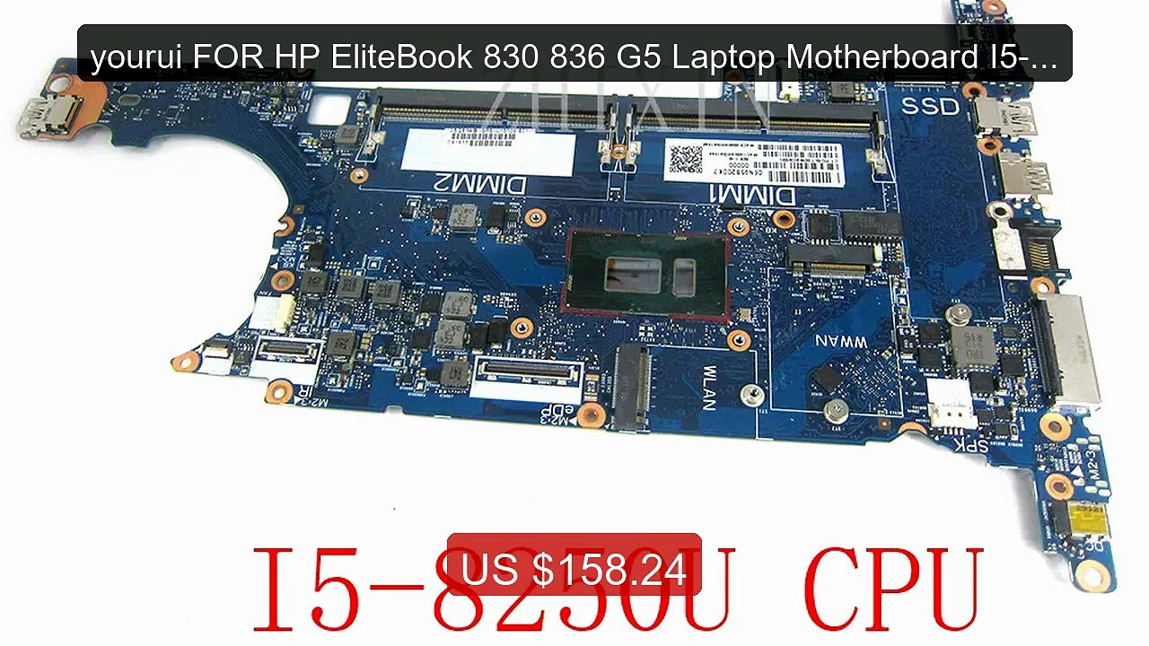 yourui FOR HP EliteBook 830 836 G5 Laptop Motherboard I5-8250U... -- Hot Deal 2026 | Limited Offer!