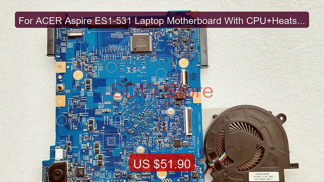 For ACER Aspire ES1-531 Laptop Motherboard With CPU+Heatsink 448.0... -- Best Deal 2026 | Shop Now!