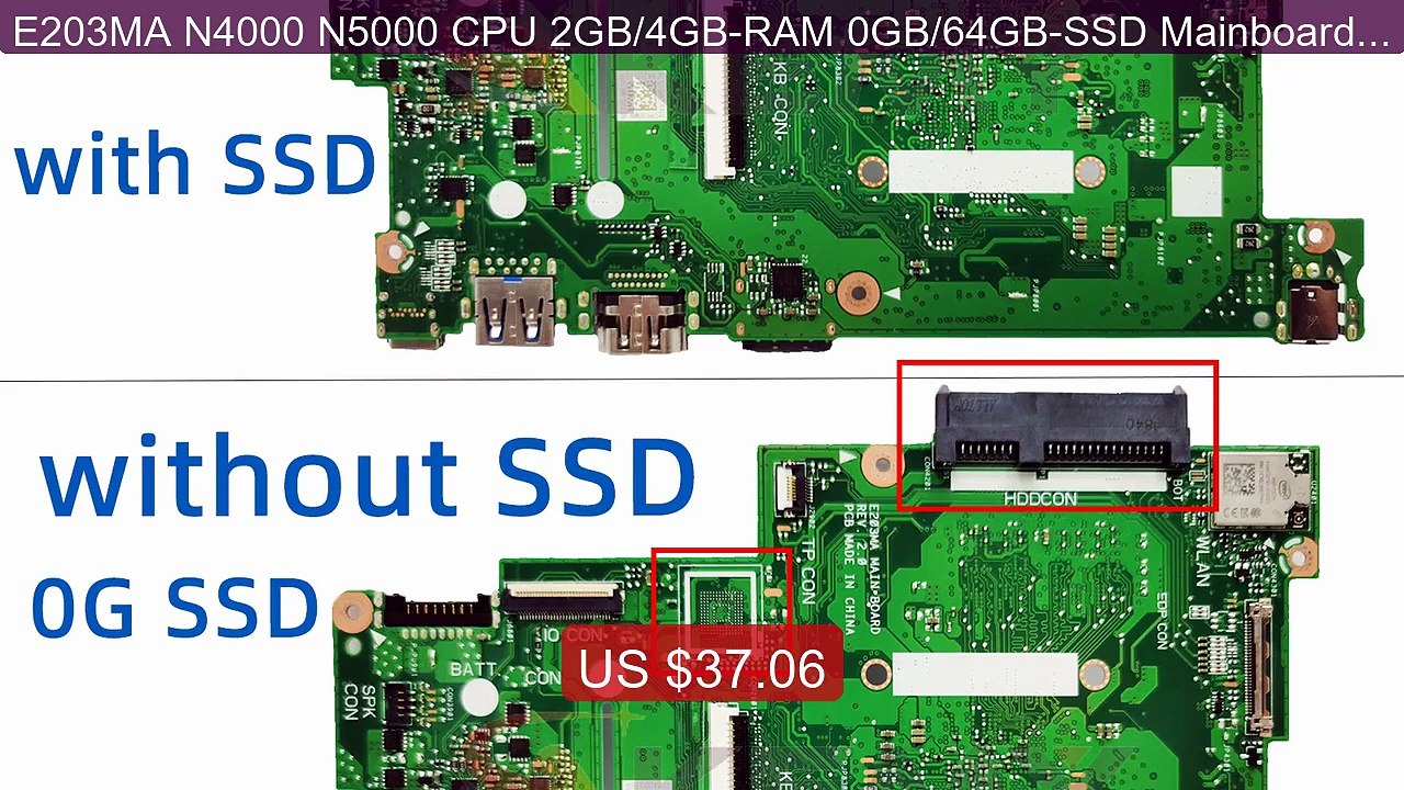E203MA N4000 N5000 CPU 2GB/4GB-RAM 0GB/64GB-SSD Mainboard For ... -- Best Buy 2026 | Great Quality!