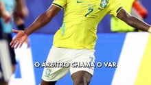 Fornecedor do VAR ironiza anulação de gol de Vini Jr. na Copa do Mundo