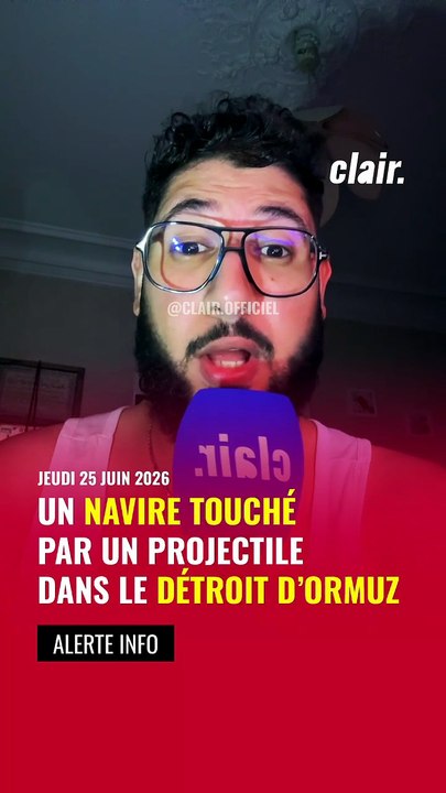 Un navire attaqué dans le détroit d'Ormuz !  #iran #usa #Israel #liban #ukraine