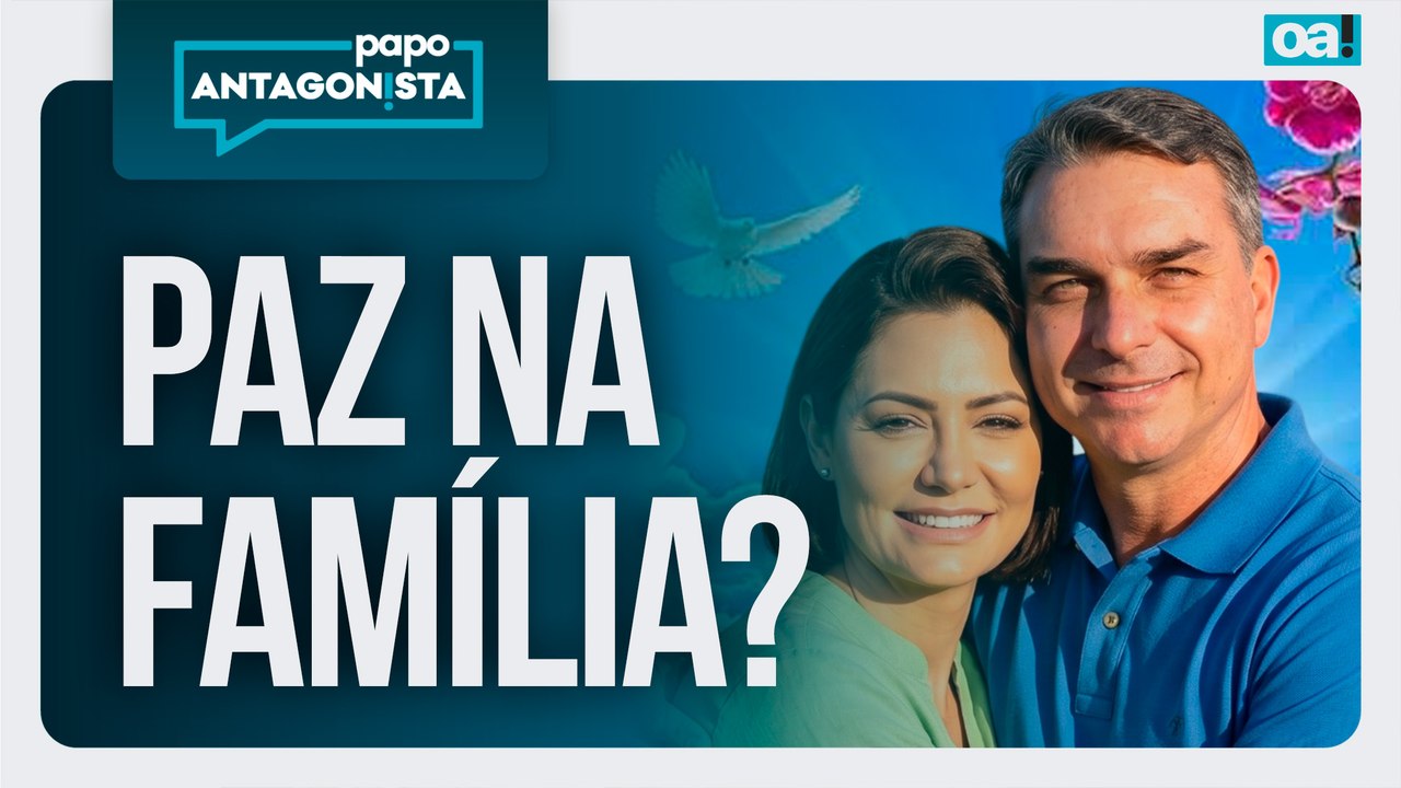 Paz na família? Flávio nega ofensas e Michelle diz que não há briga | Papo Antagonista - 25/06/2026