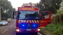 Incêndio em terreno com placa de “cão bravo” mobiliza bombeiros no Cancelli