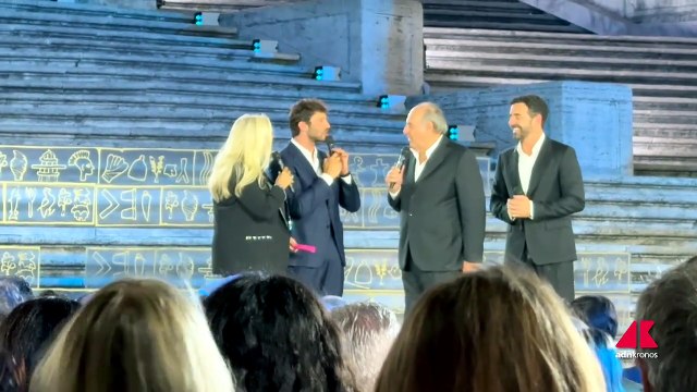 Premio Biagio Agnes, l’atteso abbraccio tra Gerry Scotti e Stefano De Martino