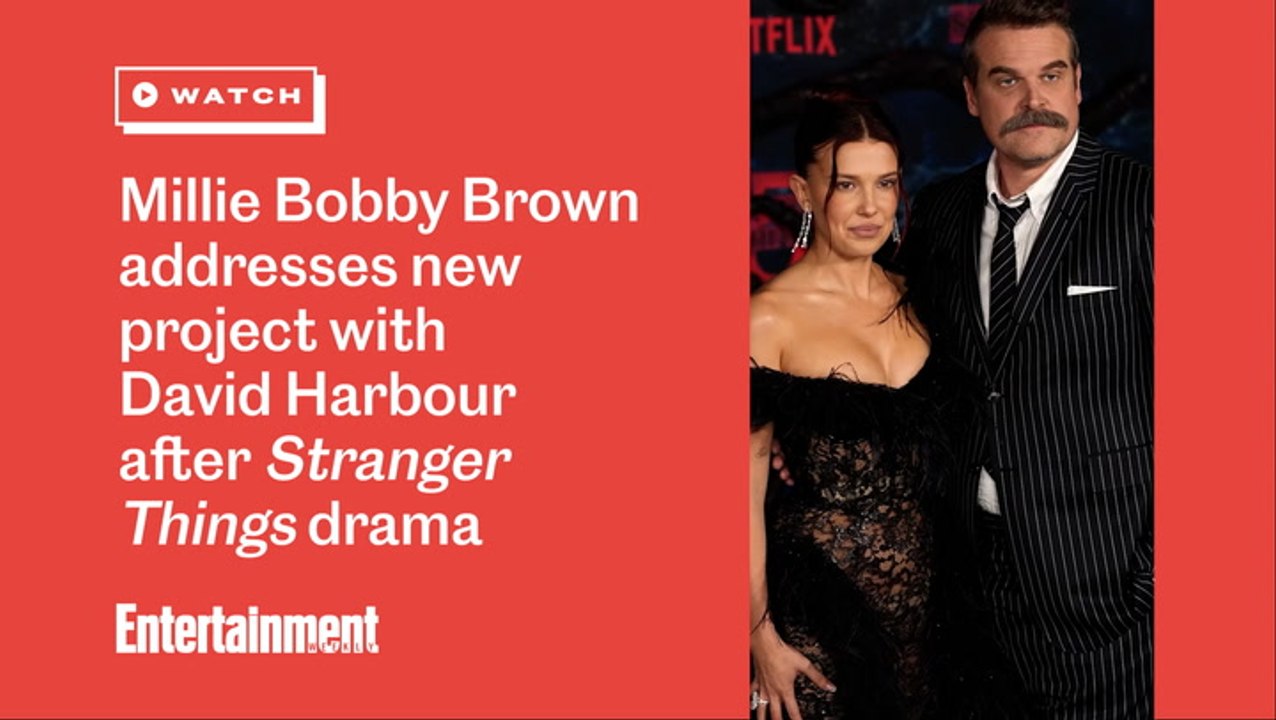 Millie Bobby Brown addresses new project with David Harbour after 'Stranger Things' drama