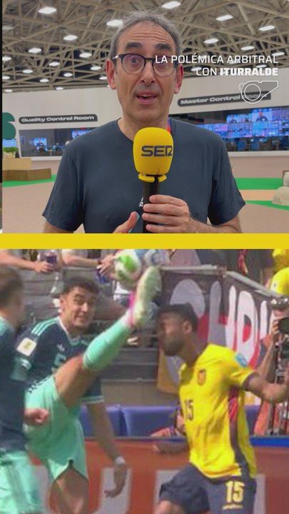 Iturralde sobre el primer gol de Alemania: "Era una falta de manual"