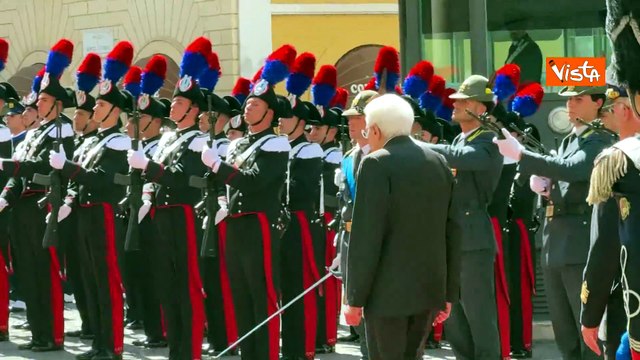 Mattarella accolto dagli onori militari alla Camera per 80 anni Assemblea Costituente