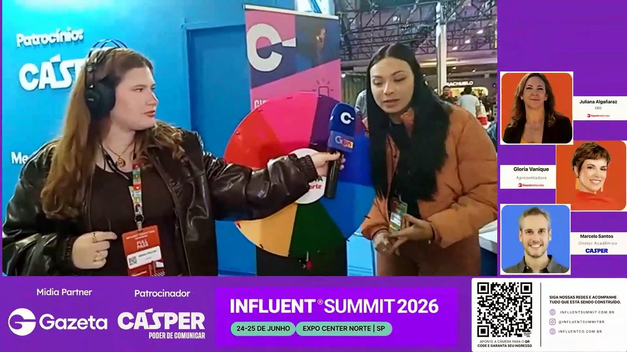 #007 Influent Summit 2026: Bastidores da Ativação da Casper com Sorteios e Prêmios Exclusivos