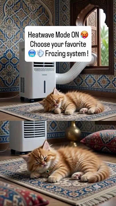 Heatwave Mode ON 🥵 Choose your favorite 🥶💨 Frozing system !.mp4