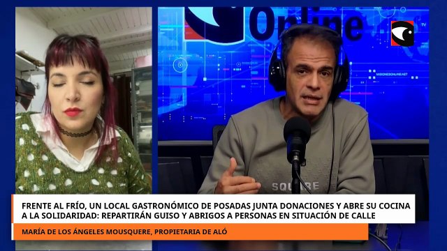 Frente al frío, un local gastronómico de Posadas junta donaciones y abre su cocina a la solidaridad
