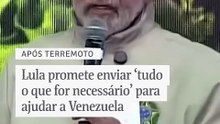Lula promete enviar 'tudo o que for necessário' para ajudar a Venezuela