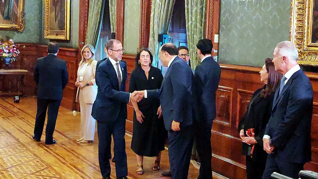 Claudia Sheinbaum y Felipe VI, rey de España, sostienen encuentro en Palacio Nacional