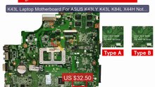 K43L Laptop Motherboard For ASUS K43LY K43L K84L X44H Noteb... -- Top Pick 2026 | Unbeatable Price!
