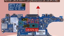 For Dell Latitude E5470 Laptop Motherboard LA-C831P 0476JC 02M... -- Best Buy 2026 | Great Quality!