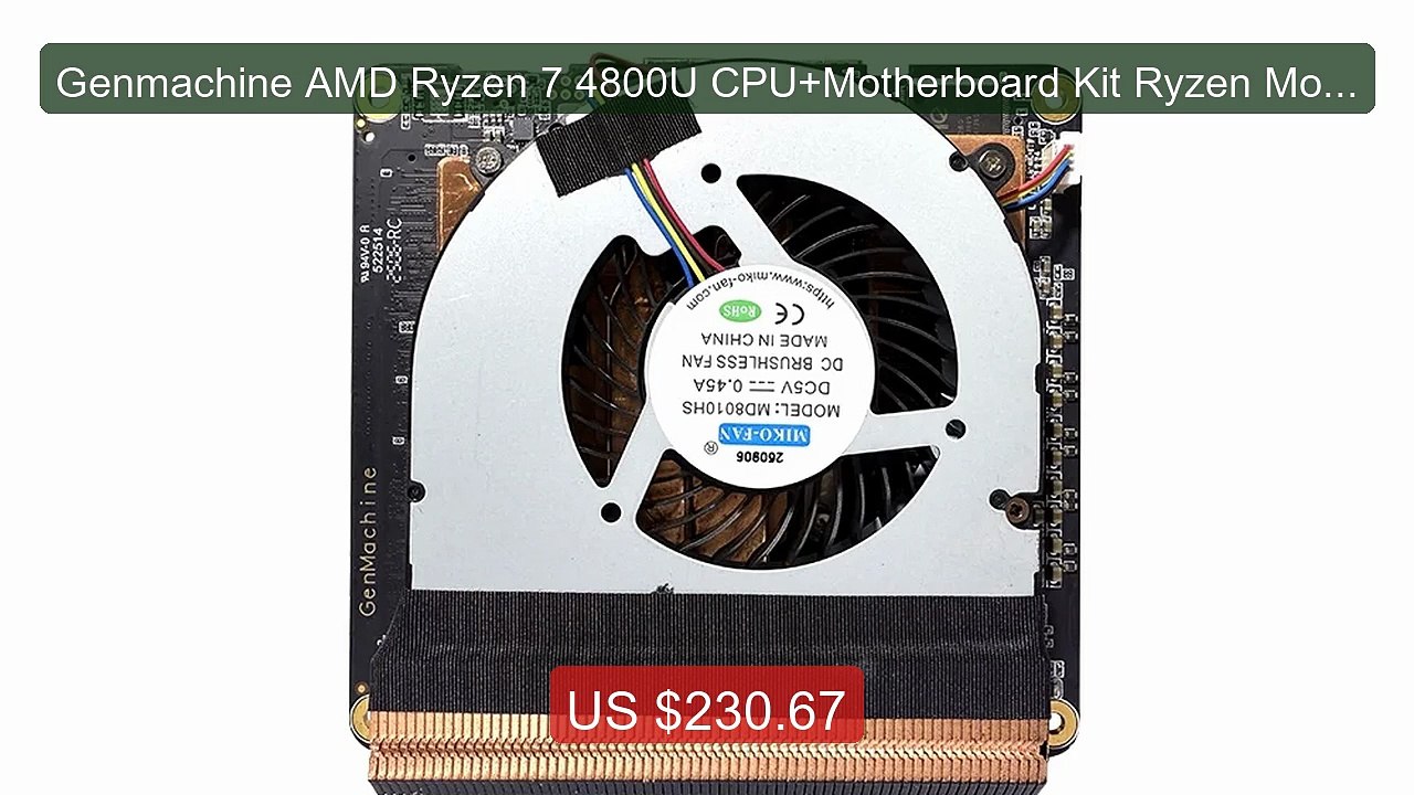 Genmachine AMD Ryzen 7 4800U CPU+Motherboard Kit Ryzen Moth... -- Top Pick 2026 | Unbeatable Price!