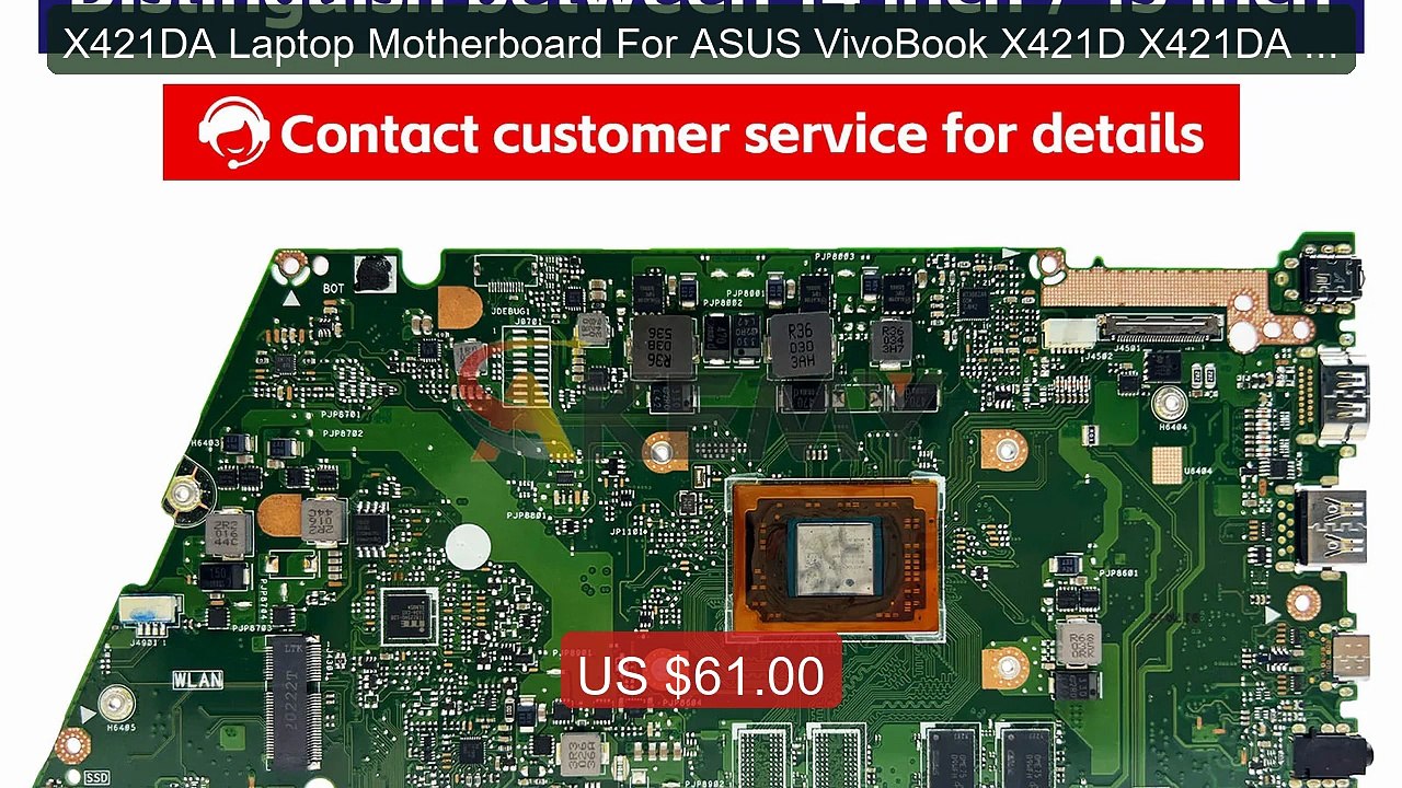 X421DA Laptop Motherboard For ASUS VivoBook X421D X421DA M413D... -- Best Buy 2026 | Great Quality!