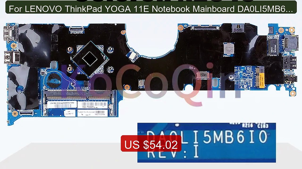 For LENOVO ThinkPad YOGA 11E Notebook Mainboard DA0LI5MB6I0 00... -- Hot Deal 2026 | Limited Offer!
