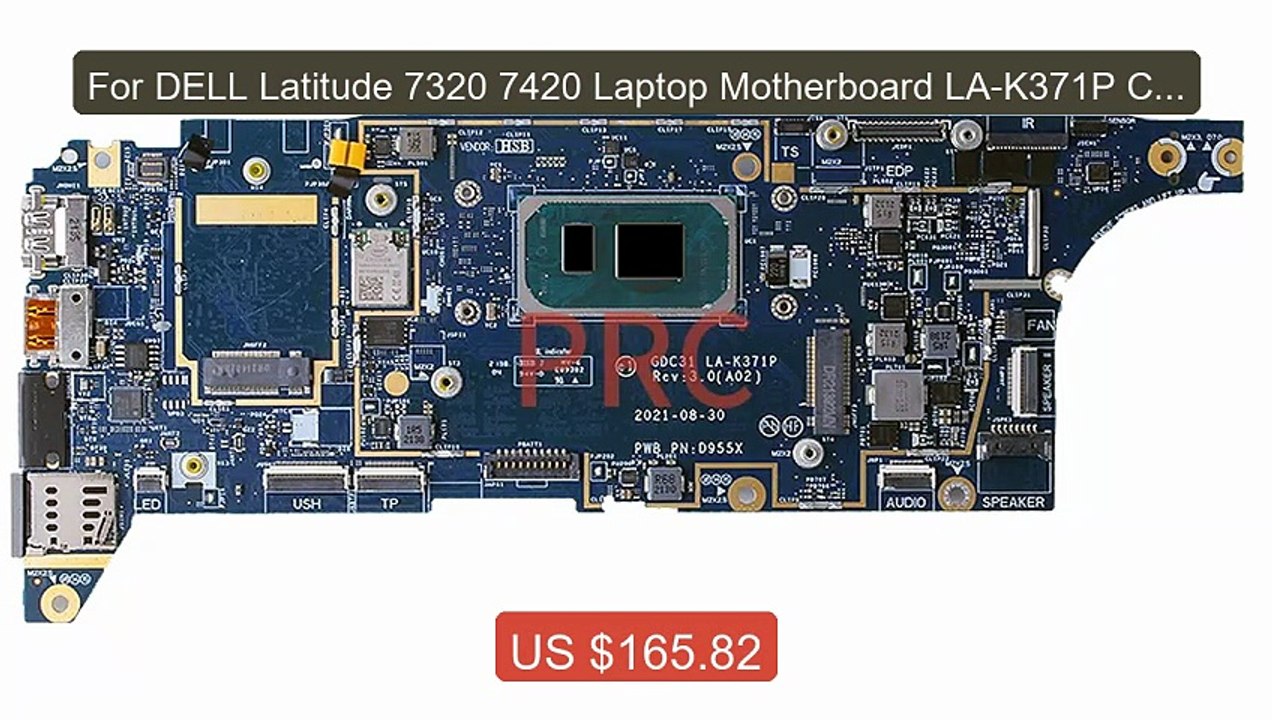 For DELL Latitude 7320 7420 Laptop Motherboard LA-K371P Core i5-114... -- Top Rated 2026 | Buy Now!