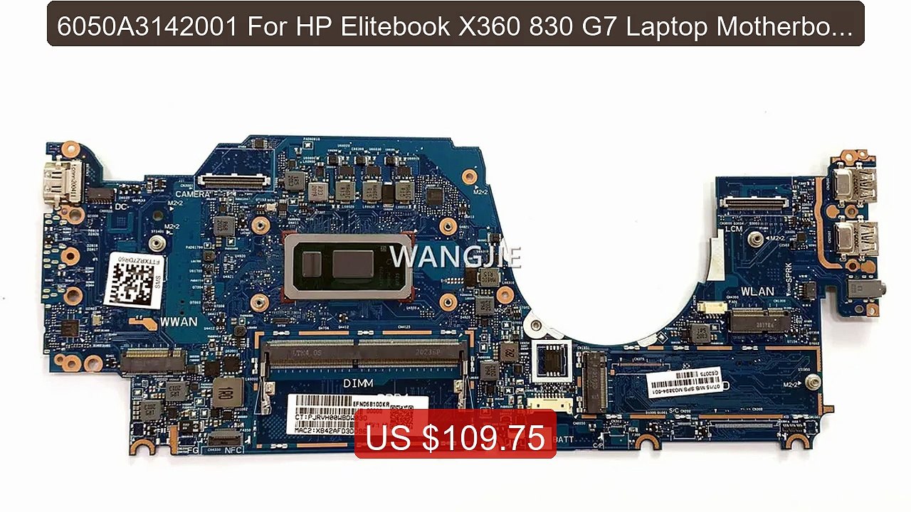 6050A3142001 For HP Elitebook X360 830 G7 Laptop Motherboard M0389... -- Best Deal 2026 | Shop Now!