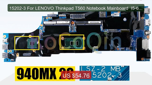 15202-3 For LENOVO Thinkpad T560 Notebook Mainboard I5-6300U I7-6... Best Deal 2026 | Shop Now!