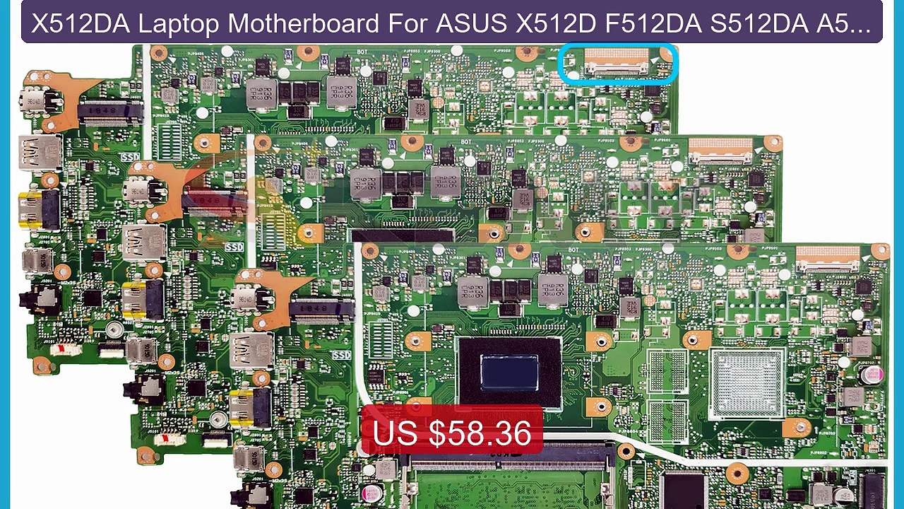 X512DA Laptop Motherboard For ASUS X512D F512DA S512DA A512DA ... -- Hot Deal 2026 | Limited Offer!
