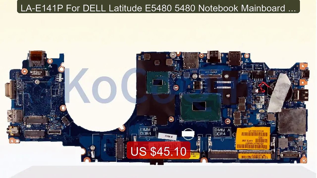 LA-E141P For DELL Latitude E5480 5480 Notebook Mainboard With i5 i... -- Best Deal 2026 | Shop Now!