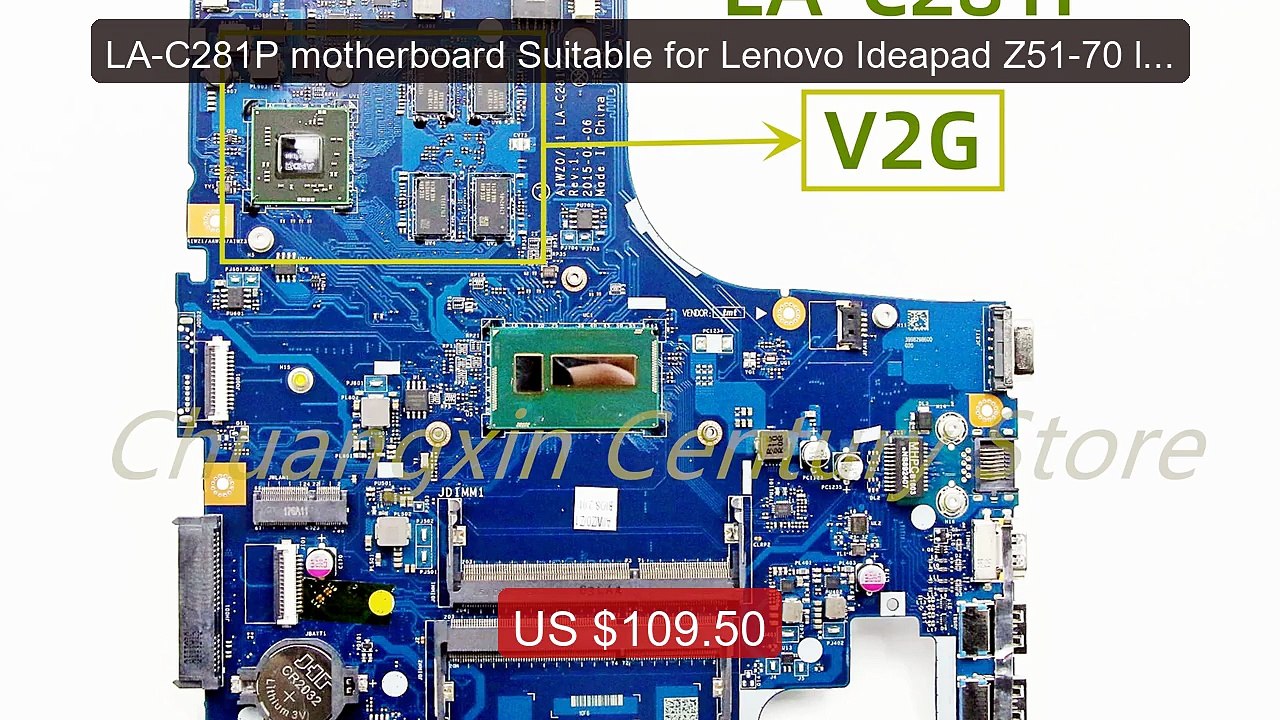 LA-C281P motherboard Suitable for Lenovo Ideapad Z51-70 laptop wit... -- Best Deal 2026 | Shop Now!