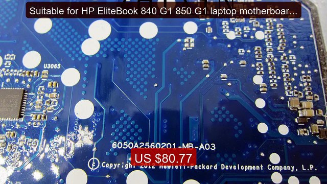 Suitable for HP EliteBook 840 G1 850 G1 laptop motherboard with I3... Best Deal 2026 | Shop Now!